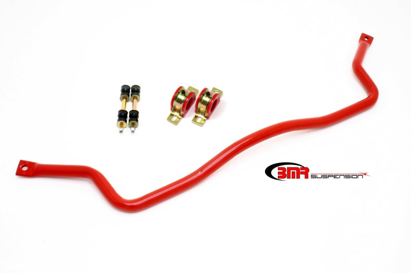 Chevrolet Camaro Sway Bar Kit - Front - BMR Suspension - Hollow 35mm, Includes Bushings - Red - `93-`02